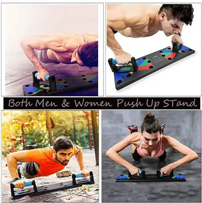 BoldFire Portable Push Up Board System, 14-in-1 Body Building Exercise Tools