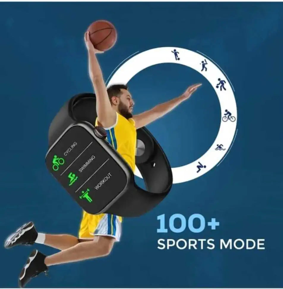 HIVANA PulseWave Smart Band Watch T500 (B-11) — BT Calling Smartwatch