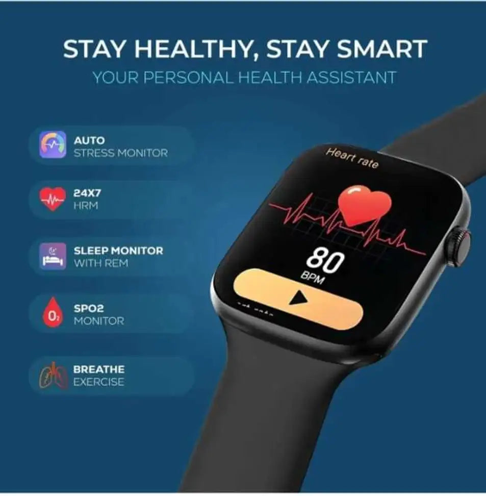 HIVANA PulseWave Smart Band Watch T500 (B-11) — BT Calling Smartwatch