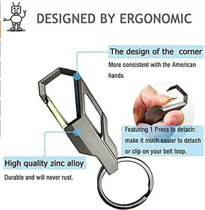PS PRODUCTS Car Key Chain Key Ring Business Keychain for Men, Black Key Chain Key Chain
