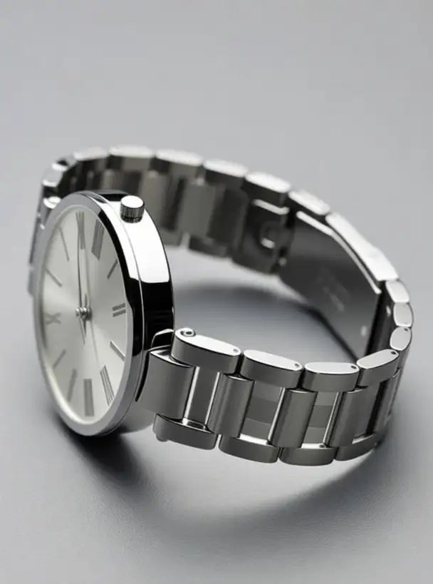 ShopGlobal New Model Steel Belt Steel Chain Analog Watch