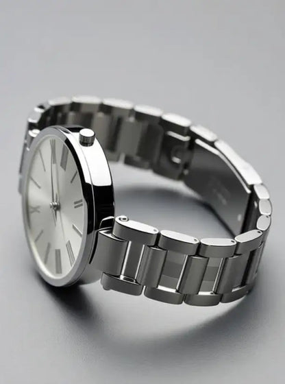 ShopGlobal New Model Steel Belt Steel Chain Analog Watch
