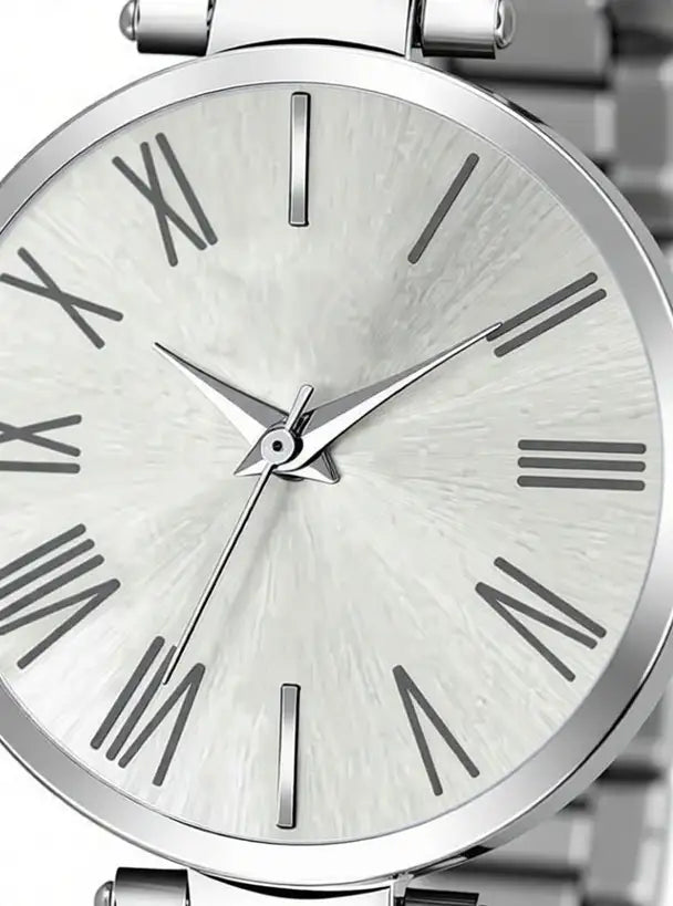 ShopGlobal New Model Steel Belt Steel Chain Analog Watch