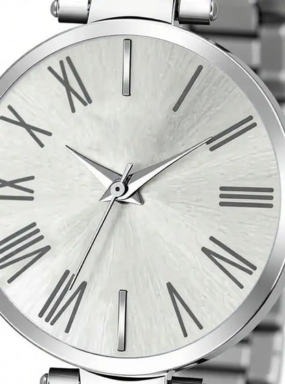 ShopGlobal New Model Steel Belt Steel Chain Analog Watch