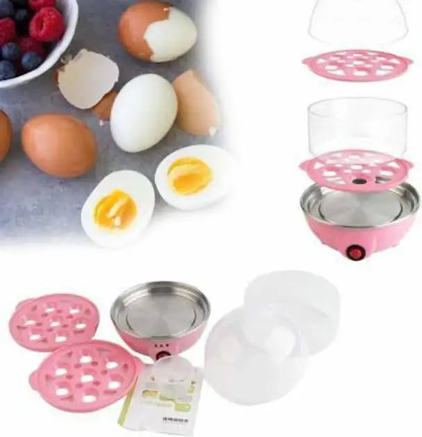 ShopGlobal Double Layer Boiler Steamer Electric Egg Cooker Egg Cooker (14 Eggs) Double Layer Boiler Steamer Electric Egg Cooker Egg Cooker (14 Eggs) Egg Cooker (Multicolor, 14 Eggs)