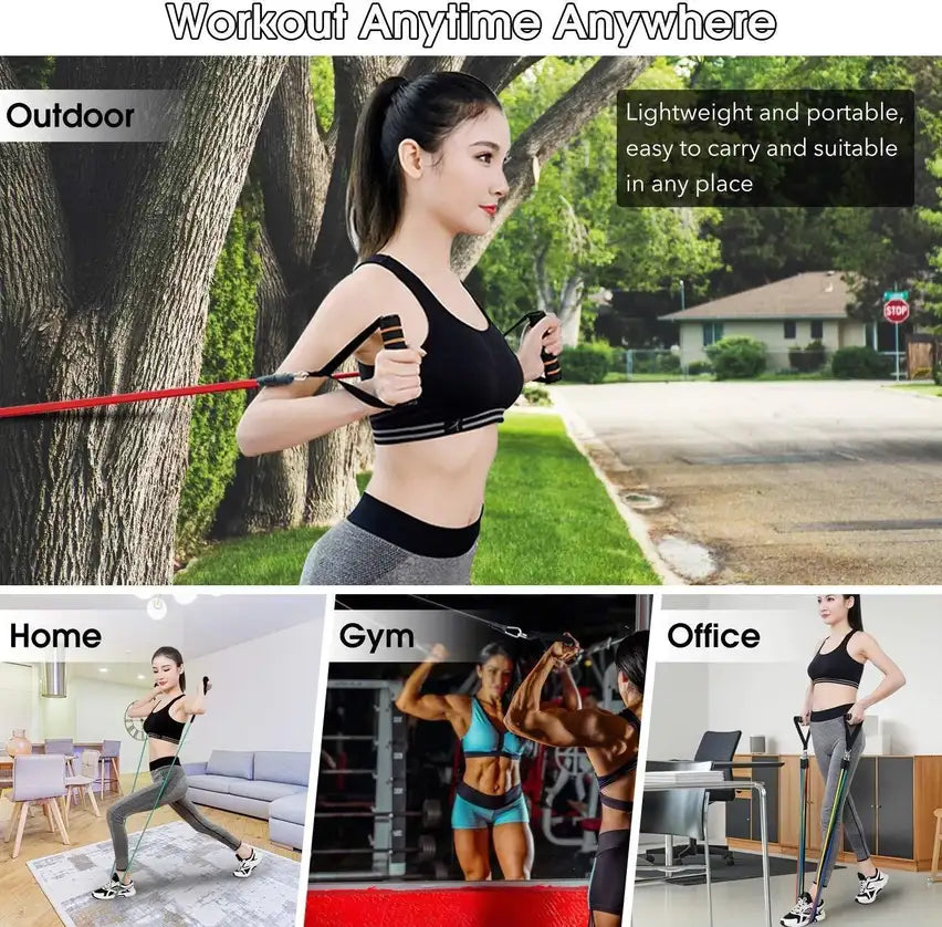 Resistance Bands Set – 5 Levels Workout Bands