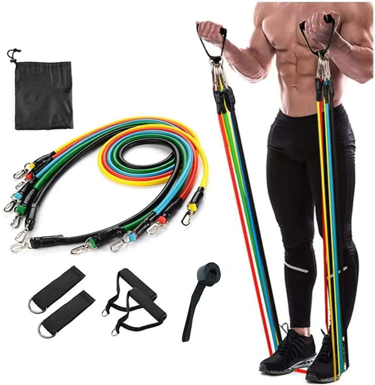 Resistance Bands Set – 5 Levels Workout Bands